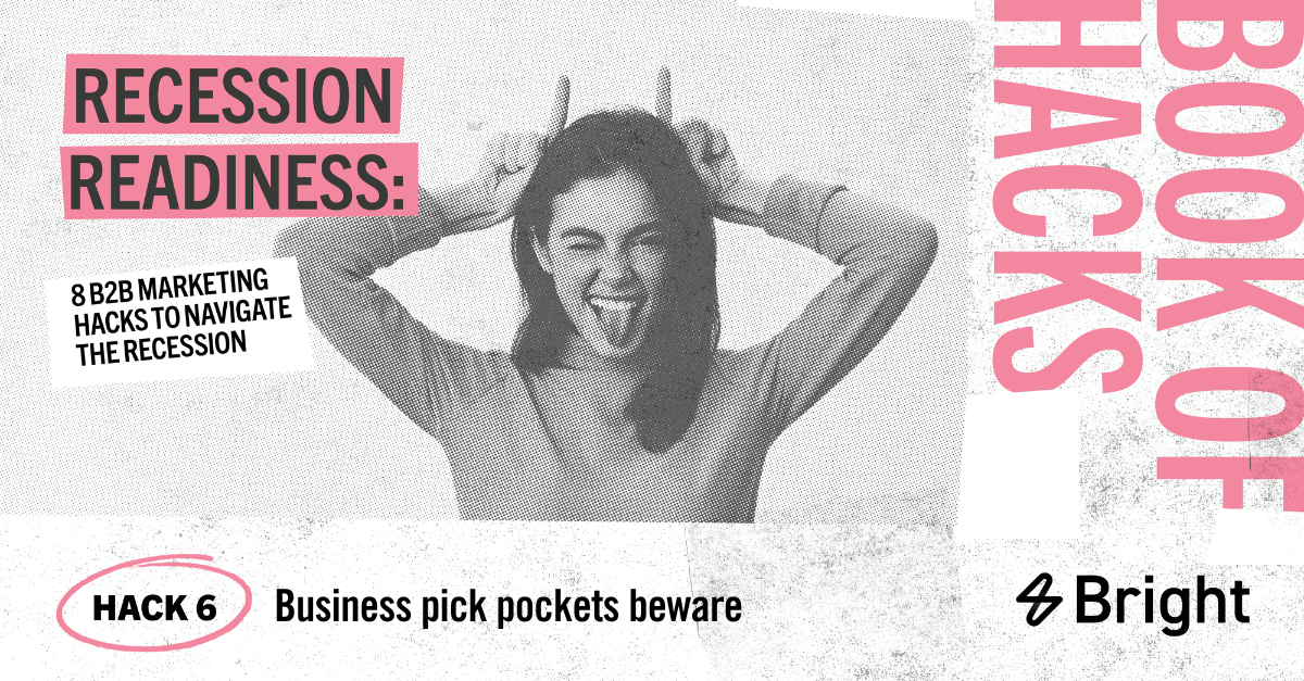Recession readiness hack: Business pick pockets beware