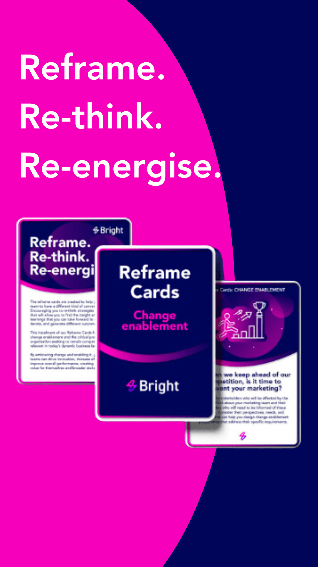 Discover new possibilities with Reframe Cards – Make 2024 brighter, one prompt at a time! 