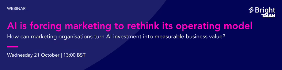 AI is forcing marketing to rethink its operating model header